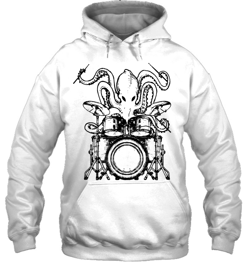 Drummer Octopus - Funny Drumming Drums Metal Shirt Mugs