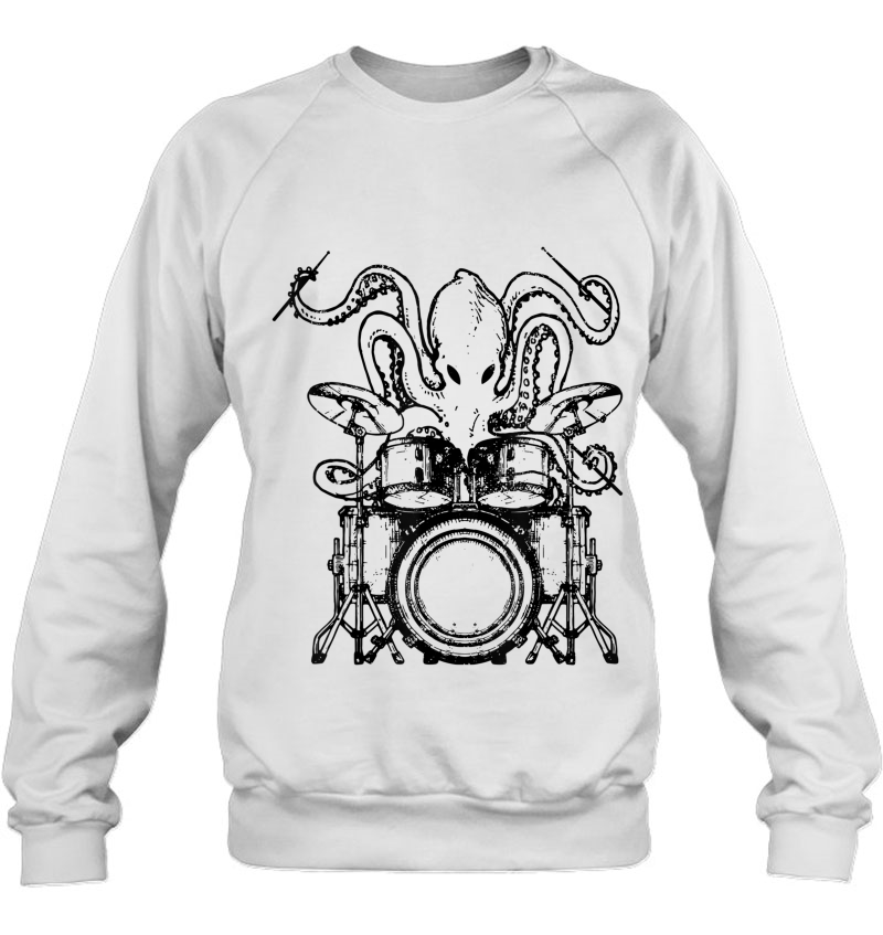 Drummer Octopus - Funny Drumming Drums Metal Shirt Mugs