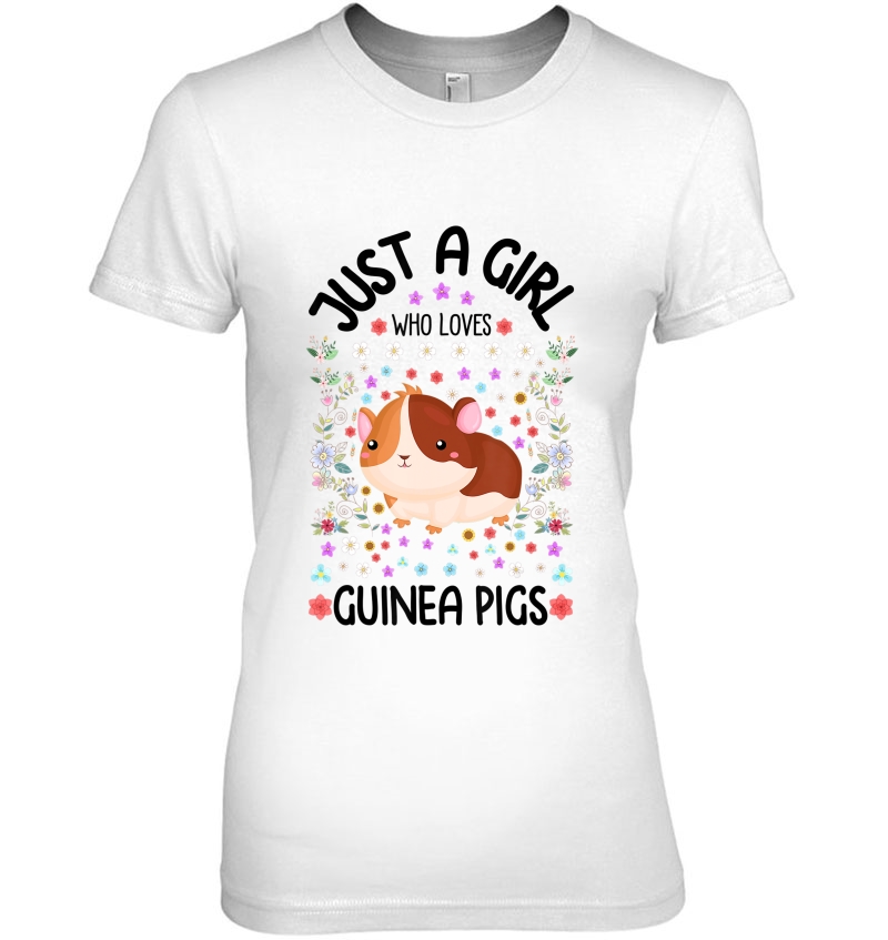 Guinea Pig Lover Just A Girl Who Loves Guinea Pigs Cute Hoodie