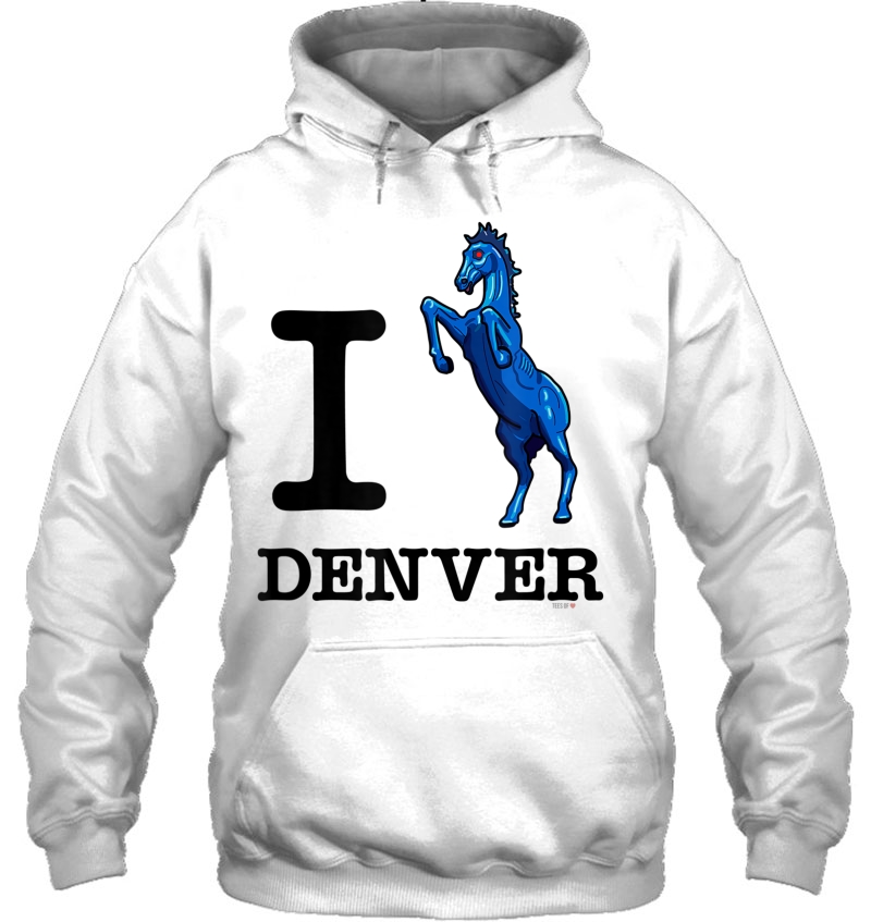 I Love Denver Blucifer Evil Blue Horse Tee Shirt T Shirts, Hoodies ...