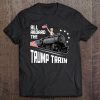 All Aboard The Trump Train America Patriot Trump Supporter Tee