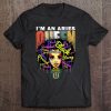 Aries Birthday Shirts For Women - Queen Born In April March Tee