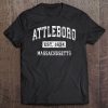 Attleboro Massachusetts Ma Vintage Established Sports Design Tee