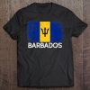 Barbadian Flag Vintage Made In Barbados Tee