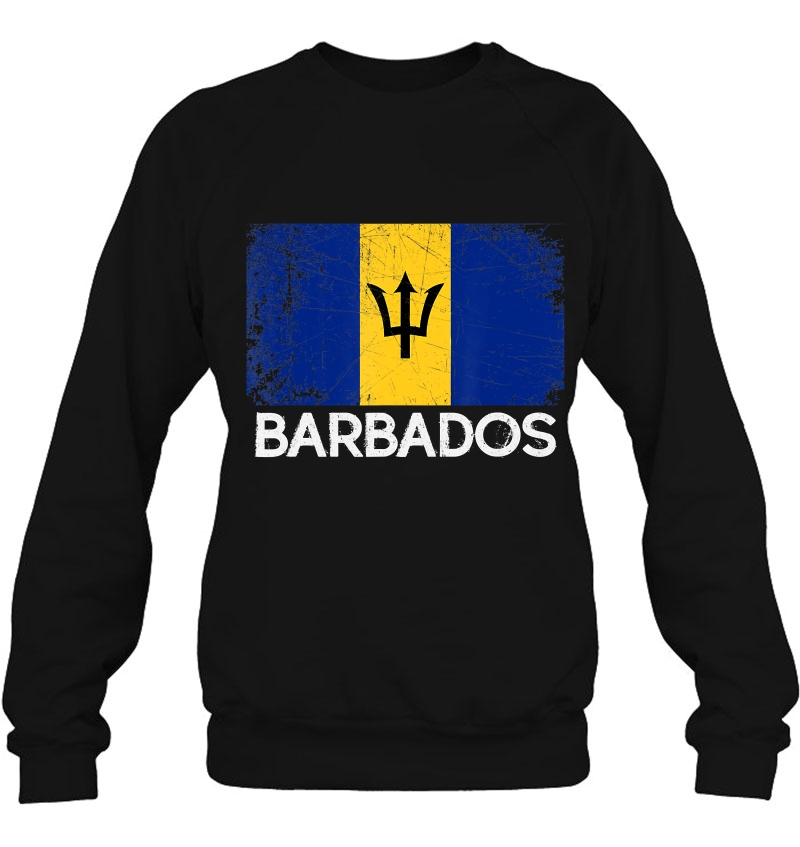 Barbadian Flag Vintage Made In Barbados Sweatshirt