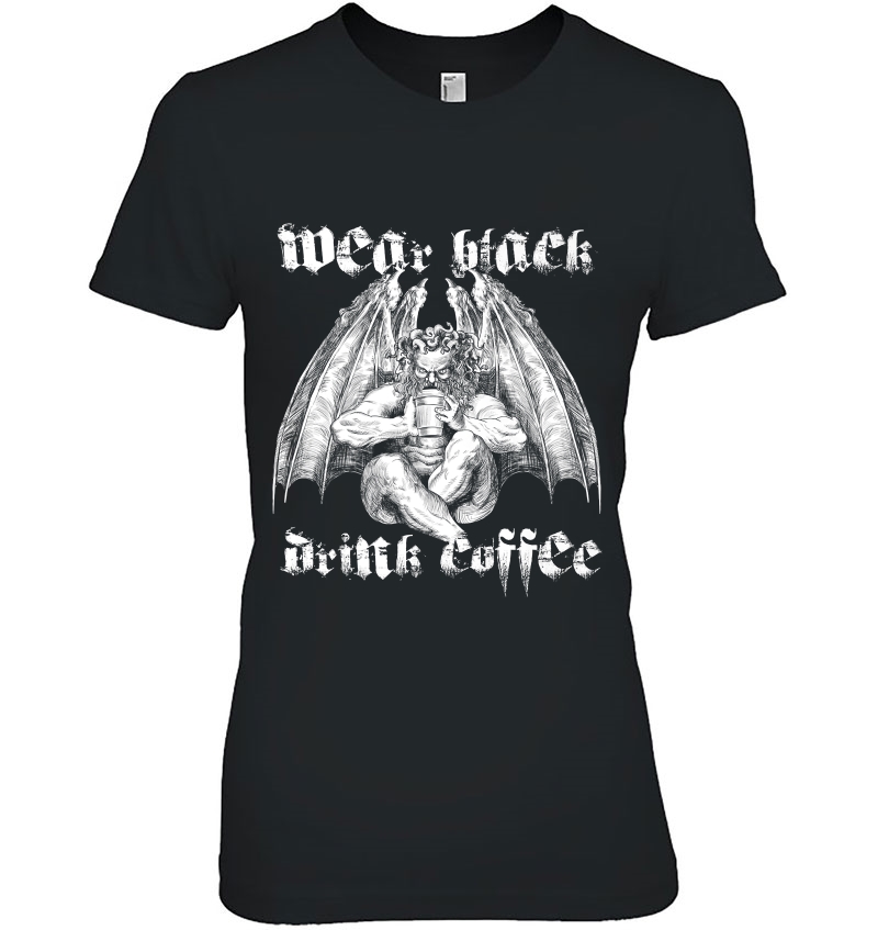 Blackcraft Wear Black Drink Coffee Satan Devil Cult Hoodie