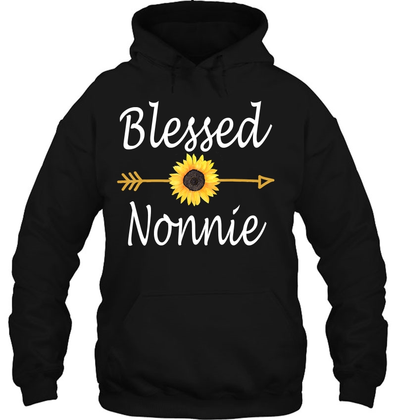 Blessed Nonnie Sunflower Mothers Day Hoodie