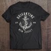 Brigantine Nj Vintage Nautical Boat Anchor Tee