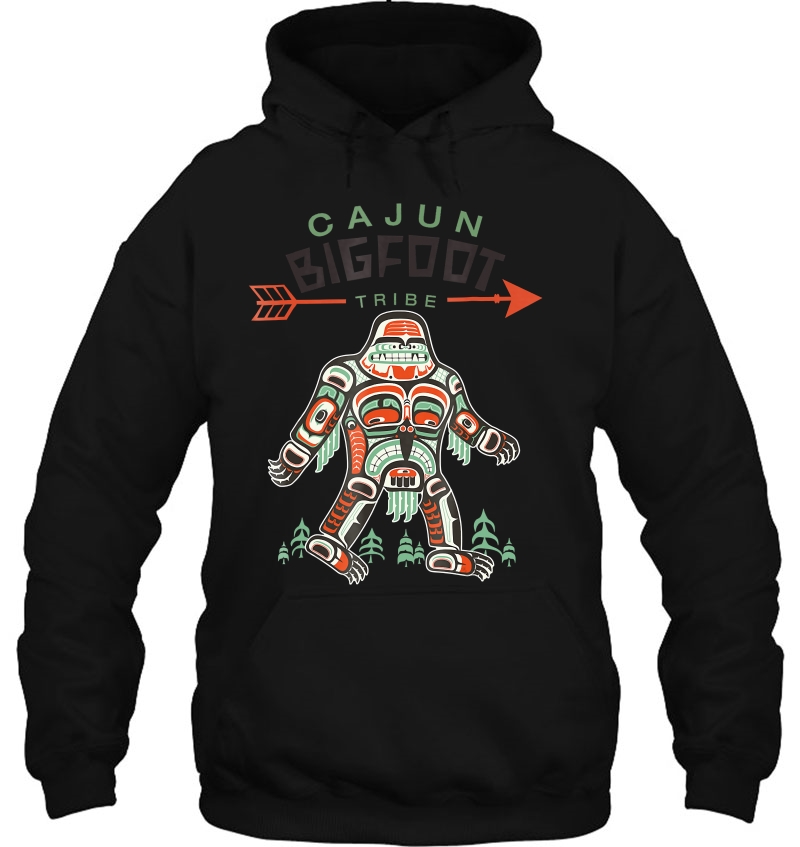 Cajun Bigfoot Tribe Shirt, Louisiana Tribal Sasquatch Mugs