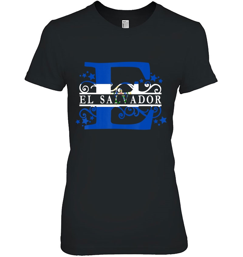 Camiseta El Salvador Flag Pride Bandera Gift For Salvadoreno Ladies Tee
