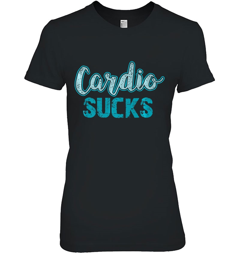 Cardio Sucks - Funny Novelty Gym Hoodie