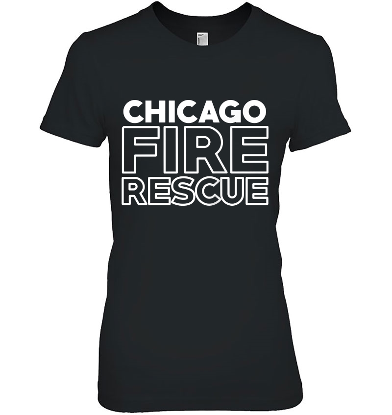 Chicago Illinois Fire Rescue Department Firefighters Firemen Hoodie