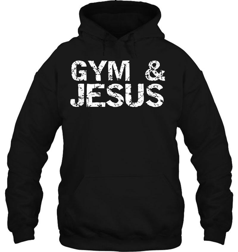 Christian Workout Gift For Men Distressed Gym And Jesus Mugs