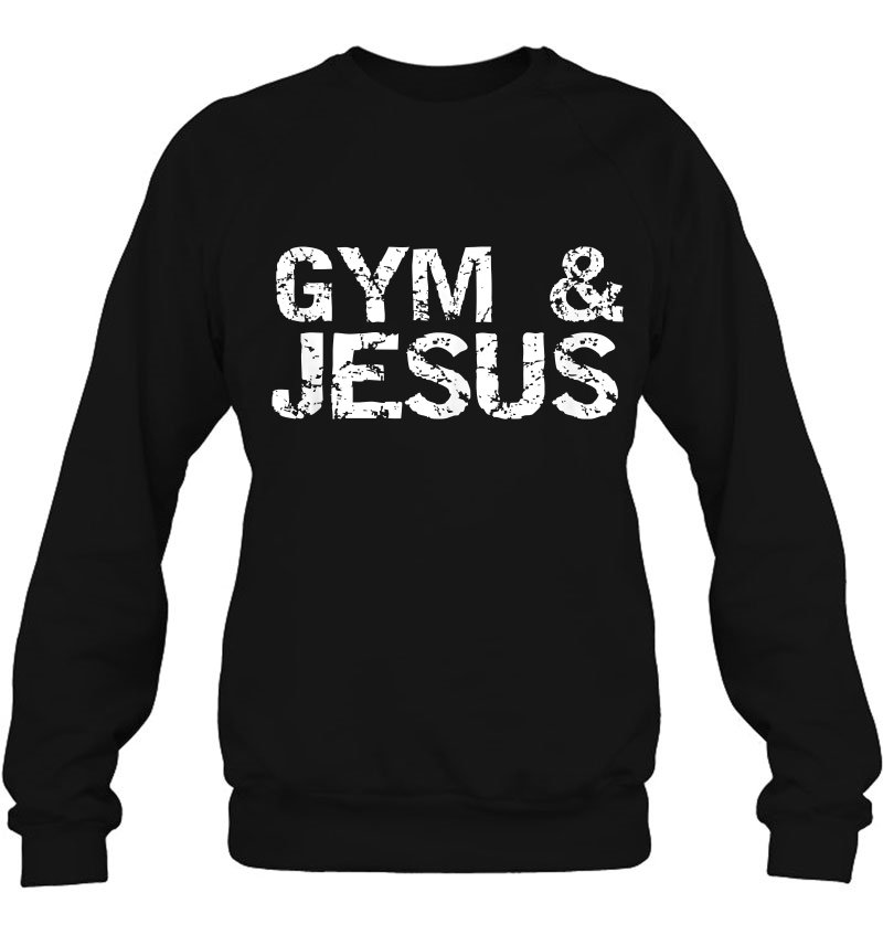 Christian Workout Gift For Men Distressed Gym And Jesus Mugs