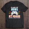 Class Of 2021 8Th Grade Level Unlocked Video Game Back To Tee