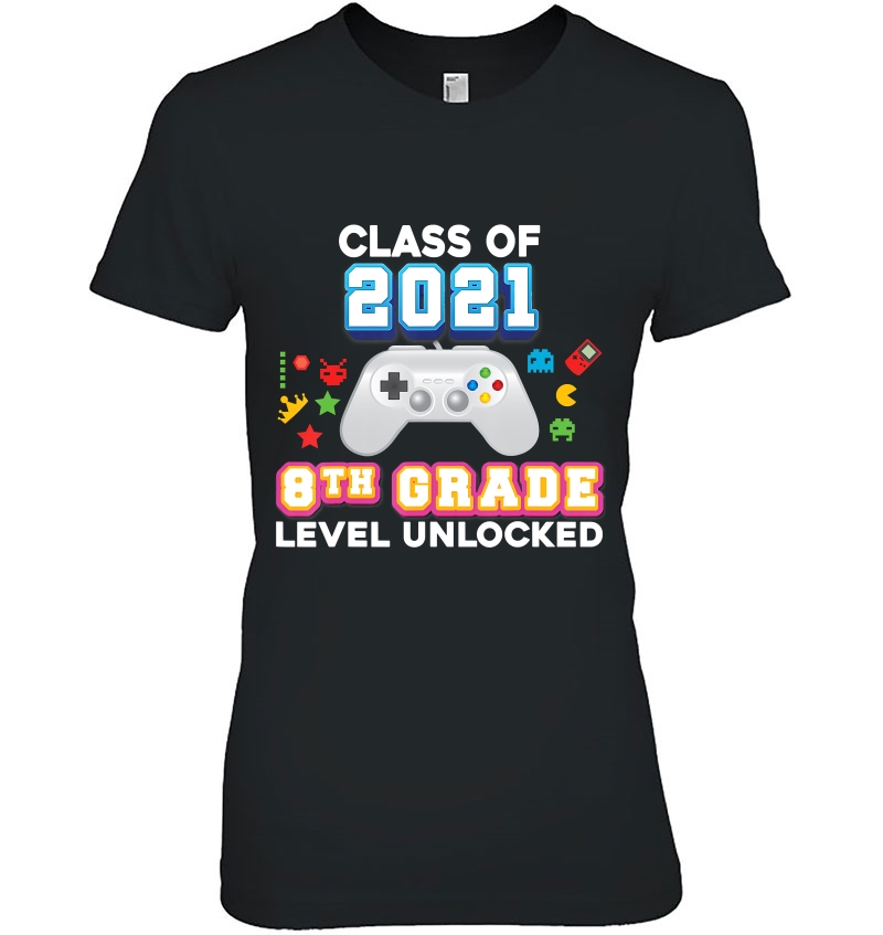 Class Of 2021 8Th Grade Level Unlocked Video Game Back To Hoodie