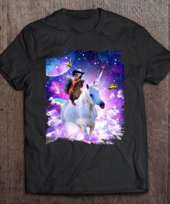 Cowboy Squirrel Riding Unicorn Tee