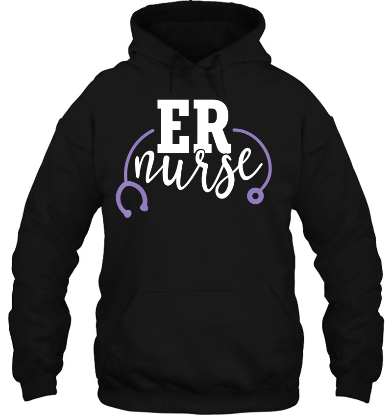 Cute Er Nurse - Purple Stethoscope - Emergency Room Rn Mugs