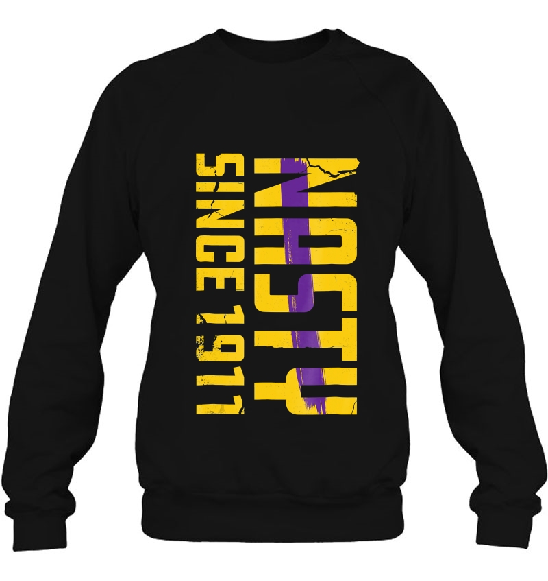 Distressed Letters - Nasty Since 1911 Que Roo Dawg Dog Sweatshirt