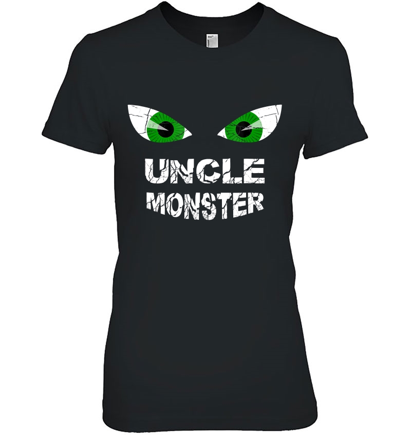 Evil Green Eye Big Boys Uncle Monster Hoodie