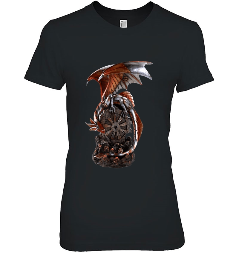 Fantasy Steampunk Metal Dragon For Dragon Lovers Hoodie