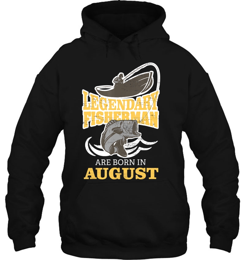 Fishing Legend Born In August Birthday Fisherman Mugs