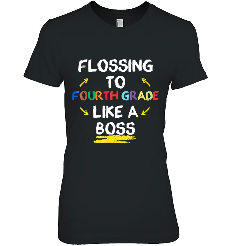 Flossing To 4Th Grade Like A Boss Back To School Hoodie