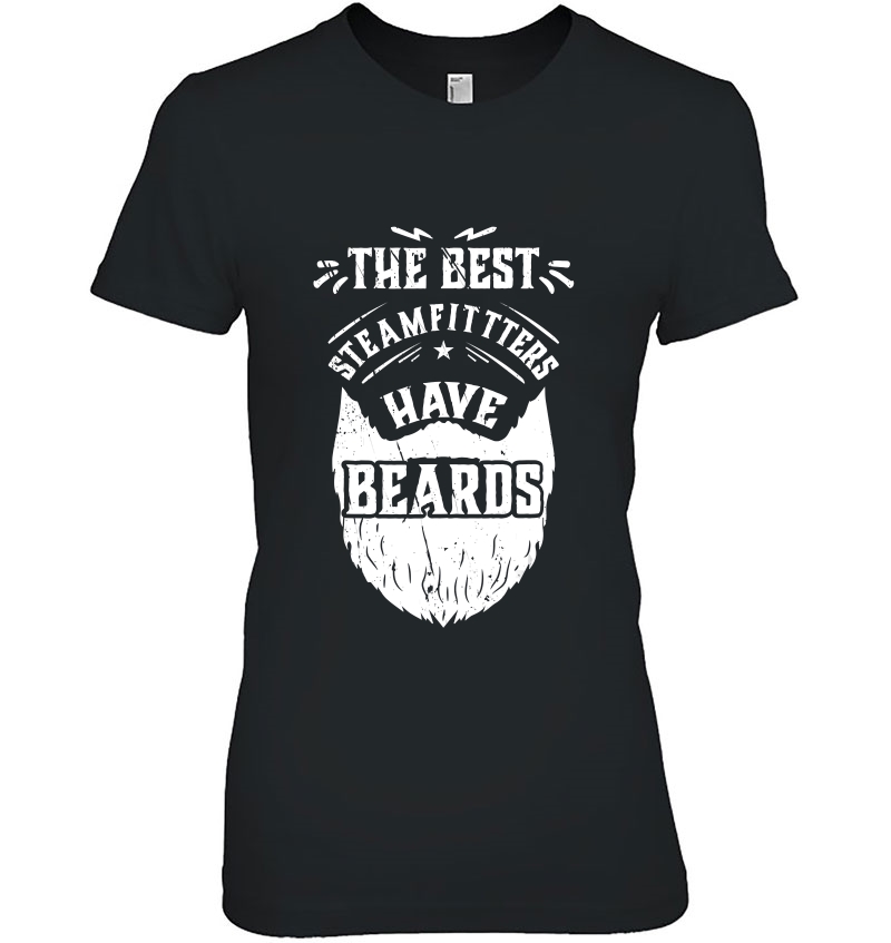 Guys Steamfitter Beard Love, Steam Pipe Welders Ladies Tee