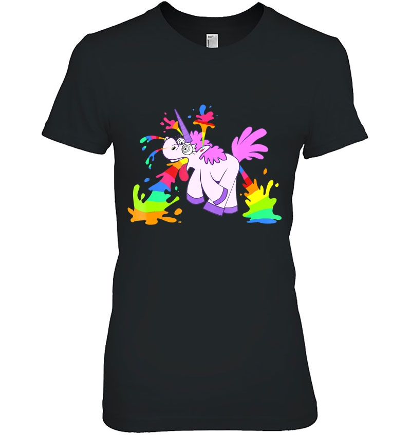 Unicorn Puking Rainbows Graphic Funny Rainbow Hoodie