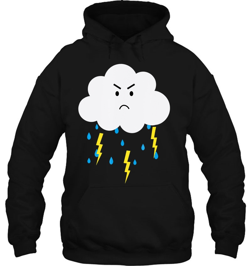 Grumpy Cloud With Lightnings Thunder Mugs