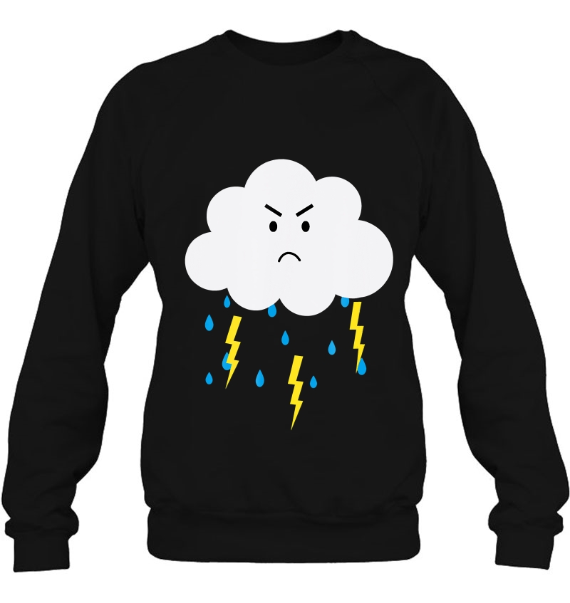 Grumpy Cloud With Lightnings Thunder Mugs