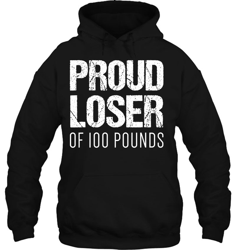 Gym Shirt Weight Loss Goals Proud Loser Of 100 Pounds Mugs