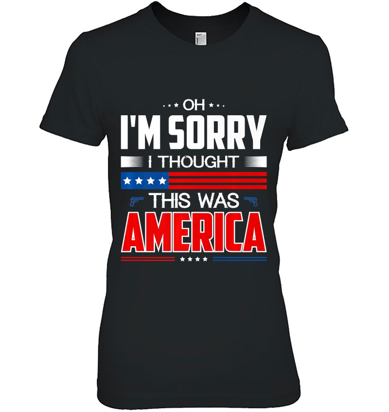 I Thought This Was America Trump Ladies Tee