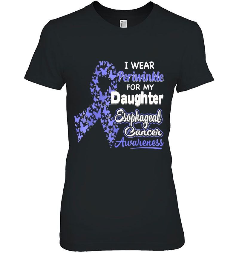 I Wear Periwinkle For My Daughter - Esophageal Cancer Hoodie