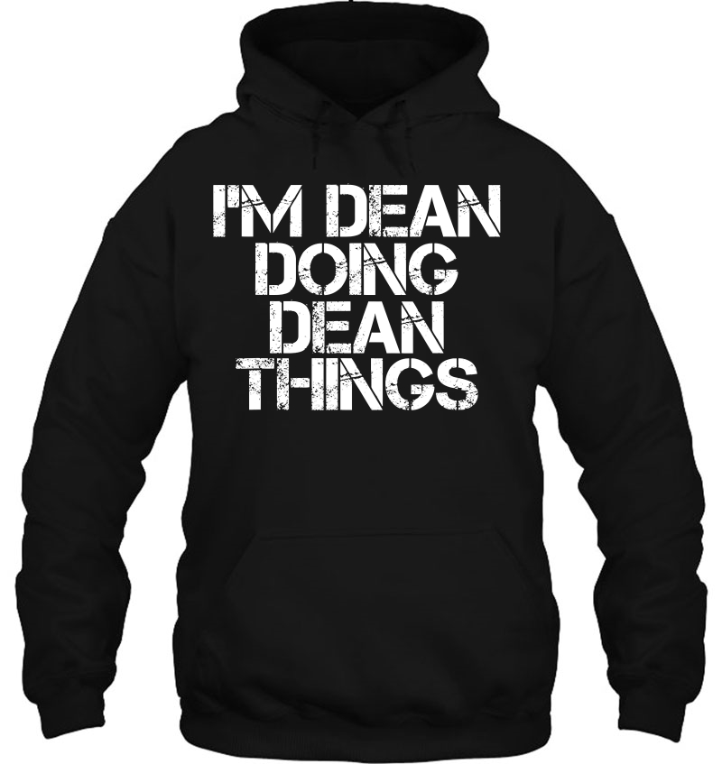 I'm Dean Doing Dean Things Shirt Funny Christmas Mugs