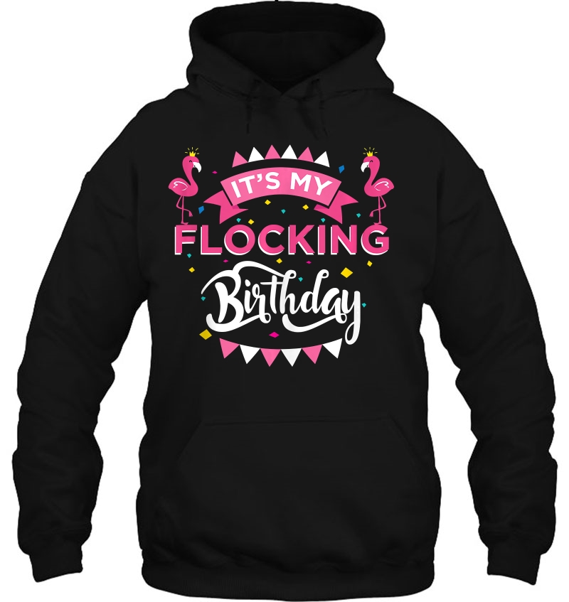 It's My Flocking Birthday Funny Flamingo Birthday Mugs