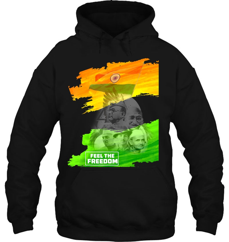 Jai Hind India Flag Independence Day Celebration Hoodie