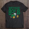 Kids 8Th Birthday Green Farm Tractor Shirt Eight 8 Year Old Tee