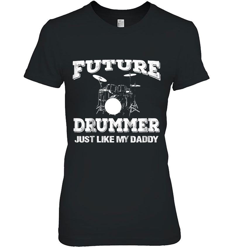 Kids Future Drummer Just Like My Daddy Hoodie