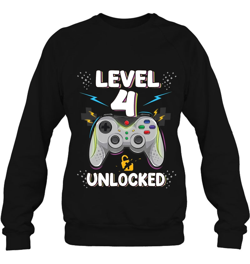 Level 4 Unlocked Video Game 4Th Birthday Gamer Gift Boys Mugs