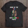 Made In The Usa With Mexican Parts - Mexico & Chicano Pride Tee