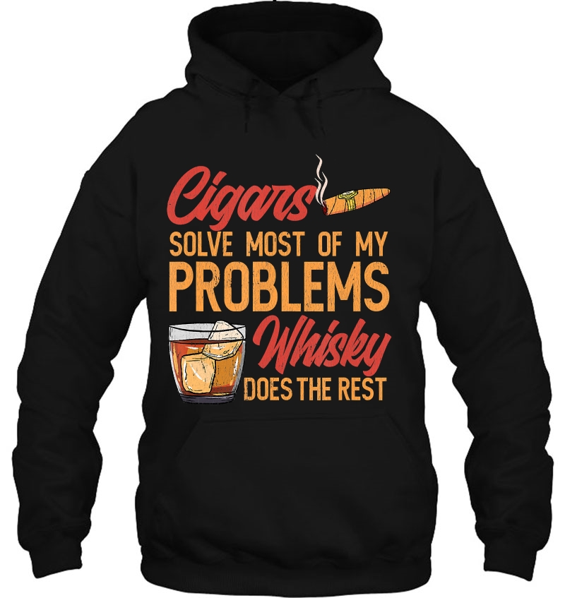 Mens Cigars Solves Most Of My Problems And Whisky Helps I Cigar Mugs