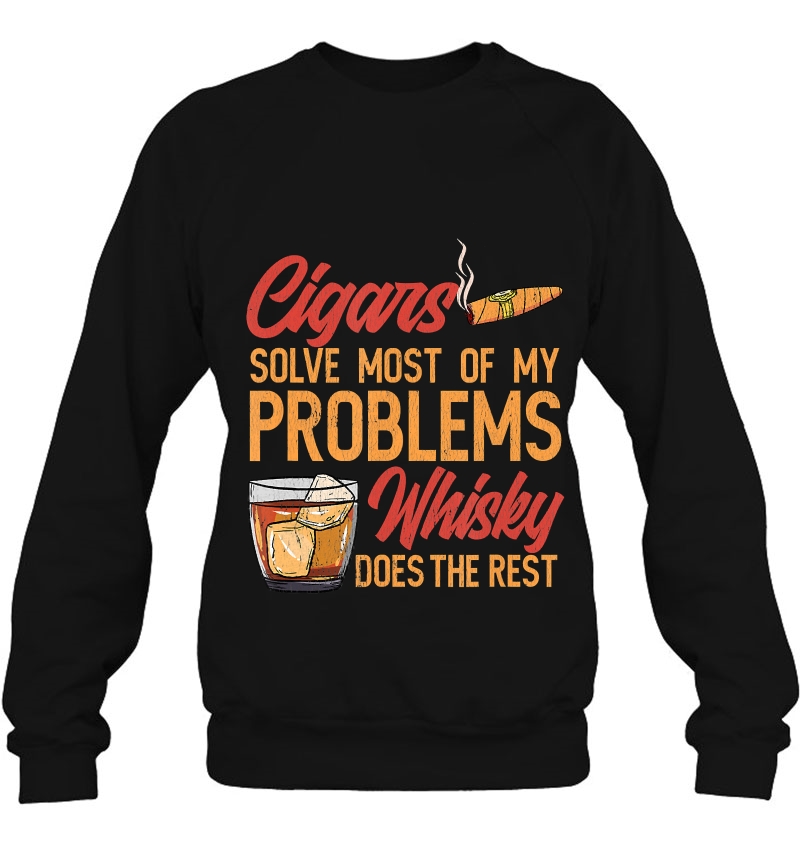 Mens Cigars Solves Most Of My Problems And Whisky Helps I Cigar Mugs