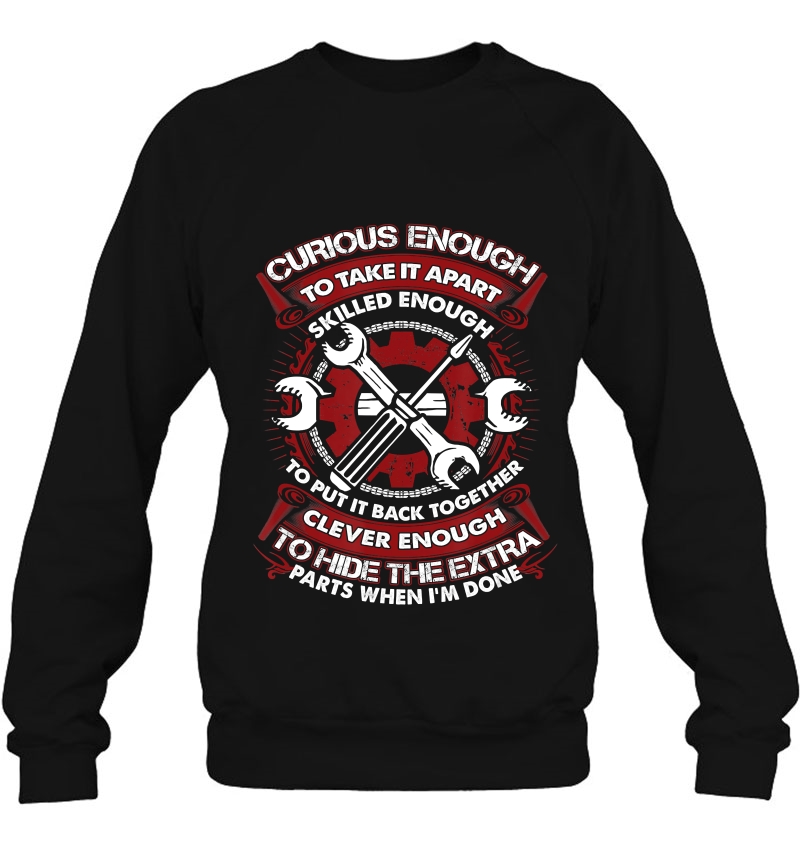 Mens Curious Skilled Clever Mechanic Job Pride Father