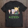 Miss Dragon Cute Maid Art Kobayashis For Men Women Tee