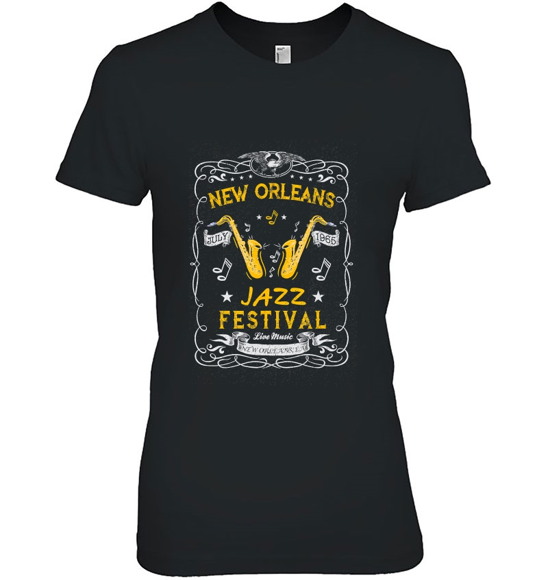New Orleans Jazz Festival Guitar Ladies Tee