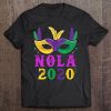 Nola 2020 Carnival Parade Mardi Gras Costume New Orleans Tee