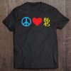 Peace Love 8645 Funny Anti Trump Impeach Resist 86 45 Pullover Tee