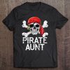 Pirate Aunt Jolly Roger Flag Skull & Crossbones Tees Premium Tee