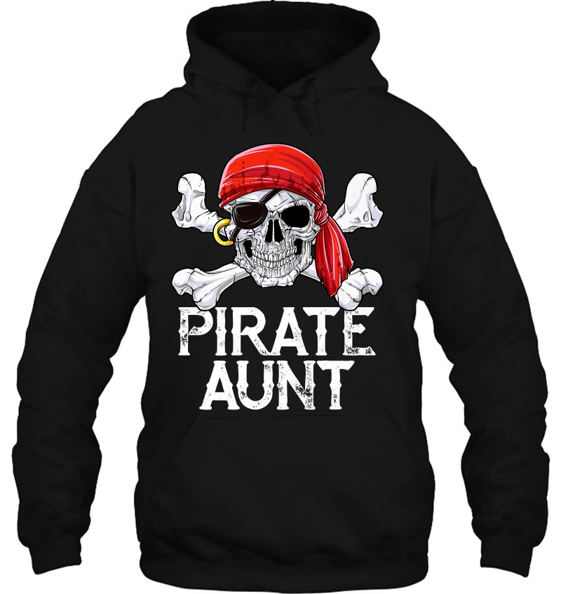 Pirate Aunt Jolly Roger Flag Skull & Crossbones Tees Premium Mugs